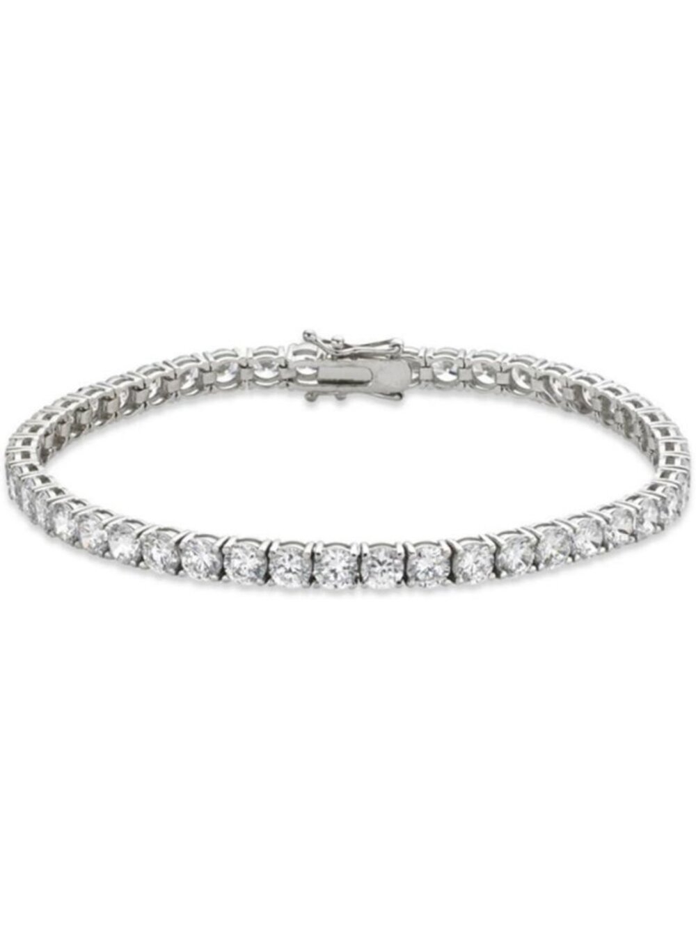 10 Carat Hearts & Arrows Cut Simulated Diamond Tennis Bracelet in 925 Silver